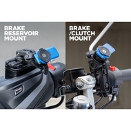 QUAD LOCK BRAKE / CLUTCH MOUNT FOR MOTORCYCLE