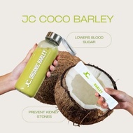 JC Coco Barley Juice Drink Mix – 10 Refreshing Sticks A Creamy Blend of Coconut Milk, Organic Barley