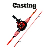 KFT Fishing Combo Set Fishing Set Pancing Set Spinning Rod Mancing Set Casting Rod Pancing Combo Man