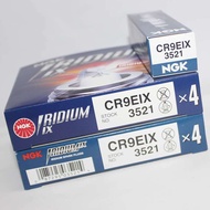 NGK CR9EIX หัวเทียนอิริเดียมเหมาะสำหรับ Huanglong 600 Z900 Z1000คาวาซากิขนาดใหญ่ขนาดกลางและขนาดเล็ก 