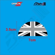 BLIGHOO United Kingdom Flag Sticker Cutting Sticker Cool English Flag Car Decoration