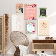 Christian aesthetic wall decor / asthetic spiritual wall decoration uk 15x20cm fitobi