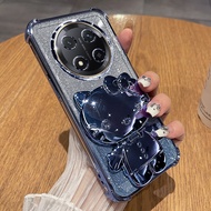 Ốp Lưng Silicon Huawei Honor X9c Bảo Vệ Toàn Diện Có Chân Đế Phụ Kiện Điện Thoại Di Động Chống Rơi T