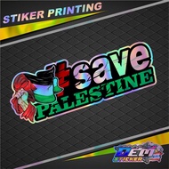 Save Palestine Sticker Gaza Sticker Printing Logo Islamic Struggle Sticker Palestine State