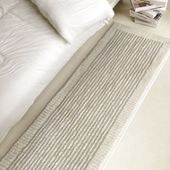 [in stock] Extreme poverty and wabi-sabi ins Cream-colored plush carpet for bedroom, bedside, living