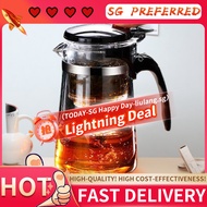 Teapot for Brewing Tea, Household Tea Set, Tea-Water Separation Filter Cup, New Office Glass Elegant