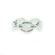 Excellent condition HERMES 2025 Chaine d'Ancre Enchaîne PM AG925 silver ring, size 51 (equivalent to