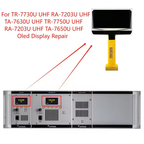 New LCD Oled Display Screen for TR7730U UHF RA7203U UHF TA7630U UHF TR7750U UHF RA7203U UHF TA7650U