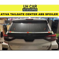 PERODUA ATIVA REAR TRUNK TAILGATE CENTER ABS SPOILER WITH PAINT BLACK