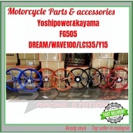 Yoshipower @ KAYAMA FG505 SPORT RIM Y15 / Y16 / LC135 4S / LC135 5S / Y125Z / EX5 DREAM / WAVE100 ki