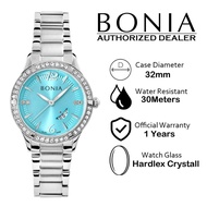 Bonia Original Ladies Watch Round Tifny Colour Raedy Stock Malaysia