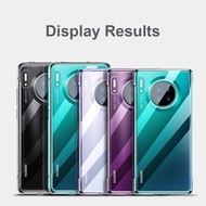 Ultra Thin Frameless Clear Phone Case For Huawei P30 P40 P20 Mate 20 30 Pro Cover For Honor 20 Pro Transparent Slim Case T01