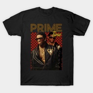 Vintage Deion Sanders-Primetime T-Shirt Authentic Cotton 1 Solid Color Sexy Short Sleeves Cute