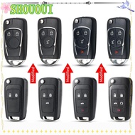SHOUOUI Remote Key , Flip Folding Replacement Car Key Shell, Durable 2/3/4/5 Buttons Modified Car Key Fob Cover for Chevrolet/Cruze/Opel/Insignia/Astra J/ Zafira