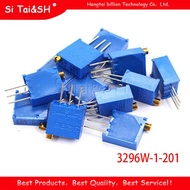 10pcs 3296W-1-201LF 3296W 200 ohm 201 3296W-1-201 3296W-201 W201 Trimpot Trimmer Potentiometer