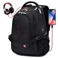 K-88/CROSSGEAR Swiss Army Knife Backpack with Lock Backpack Men's Large Capacity Computer Bag Commuter Business High Sch