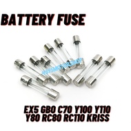 FUSE BATTERY FIUS BATERI (10A) HONDA MODENAS SUZUKI EX5 HP EX5 DREAM GBO C70 Y100 Y110 Y80 RC80 RC110 KRISS