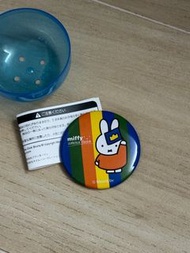Miffy Zakka 限定扭蛋襟章 舉手 miffy
