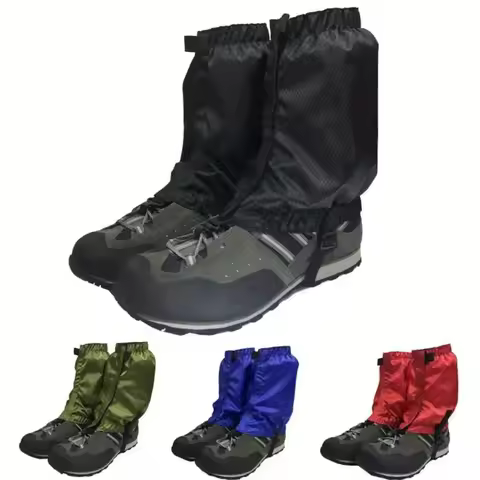 1Pair Snow Gaiters Waterproof Lightweight Breathable Outdoor Hiking Walking Climbing Gaiters Waterpr