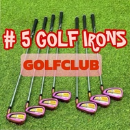 5 GOLF IRON Collection Golfclub RH Single Iron Steel Graphite Carbon Regular Stiff Extra - Used