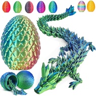 Telur Naga 12In, Mainan Naga 3D Bercetak, Telur Naga 3D Bercetak dengan Naga Berartikulasi di Dalam,