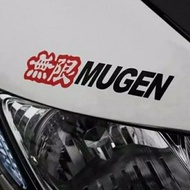 Sticker mobil mugen alis lampu mobil honda jazz brio sedan bisa untuk motor helm dll