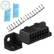 PUSKY OBD2 16Pin Connector OBD2 OBD 2 16Pin Female Angle Connector OBD Female Wire Soets OBDII Conne