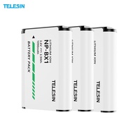 ชุดชาร์จแบตเตอรี่กล้อง Telesin NP-BX1 สำหรับ Sony ZV1 RX100 Black Card RX1R HX50 WX350 M6 M5 M4 M3 M