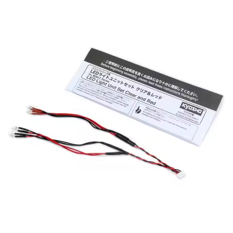 RC Car Front & Rear LED Light Flashing Headlight Taillight for Kyosho Mini-Z 4x4 1/24 Jeep Wrangler 