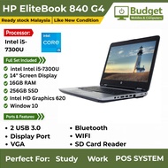 HP EliteBook 840 G4 Core i5 7th Gen Processor 14" Touch Screen 16GB RAM 256GB SSD Win 10 Pro Laptop