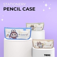 7892 ~ Labubu Collection Pencil Case / Kotak Pensel / Sekolah Kanak-Kanak Design Labubu Cartoon Stat