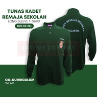 BAJU TUNAS KADET REMAJA SEKOLAH COTTON LENGAN PANJANG (TKRS) / Uniform Kokurikulum Long Sleeve Shirt (Size: 32 - 40)