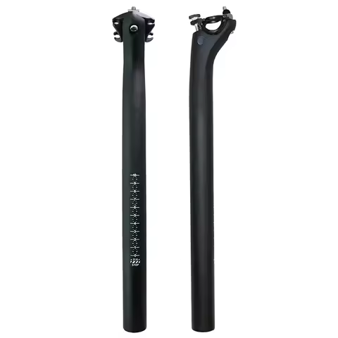 TRIFOX Carbon Fiber MTB Bicycle Seatpost UD matte 27.2 /31.6 400MM Layback 20mm Mountain Bike Seat P
