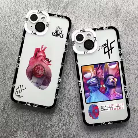 PNL QLF Rapper Singer Phone Case for iPhone 16 15 14 13 12 11 Pro Max Mini 8 7 Plus SE Coque Fundas 
