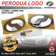 Original Perodua Myvi 2018 Axia 2017 Aruz Front Logo Emblem With Tape 75311-BZ330 Badge Lambang Depa