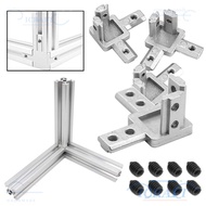 CRAFTMX End Corner Durable 2020 3030 4040 Series Slot Aluminum Extrusion Profile 3-Way