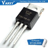 10 pcs BT136-600E TO220 BT136-600 PARA-220 BT136 136-600E IC novo e original