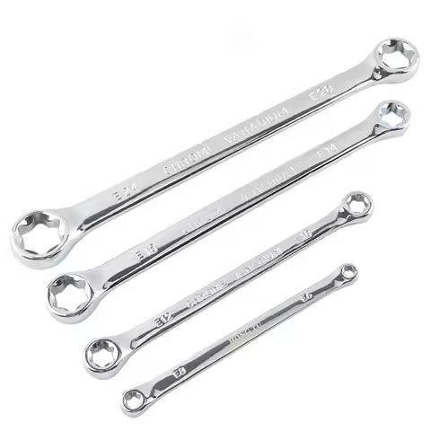 E-Torx Box Wrench E6 E8 E10 E12 E14 E18 E20 E24 Torx Set Ring Spanner Tools Star Wrench