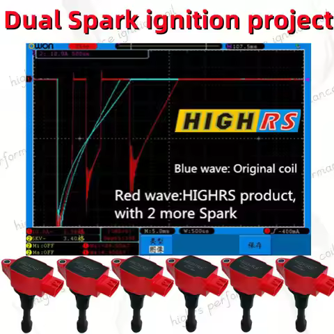 Performance Ignition coil for Nissan GTR R35 VR38DETT 3.8L V6 Twin Turbo coil pack HIGHRS 22448 JF00