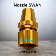 SWAN brass Nozzle 1 hole Straight thread 12.5mm | Swan tank nozzle
