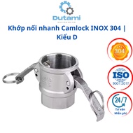 Camlock INOX 304 quick coupling | Style D | DN40-DN100