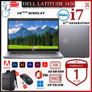 Intel Core i7 (11th Gen) Dell Latitude 5420 32GB RAM / 1TB SSD | Premium Business Laptop | 14” FHD D