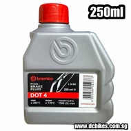 Genuine Original Brembo Prime Brake Fluid DOT 4 Oil For Hydraulic Brake Calipers (250ml)