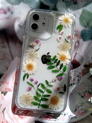 手作押花手機保護殼|iPhone13Pro| iPhone 13 Pro Max |小清新款