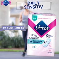 Libresse SensitiV Slim Panty Liners 32s For Sensitive Skin Tuala Wanita Pantyliner