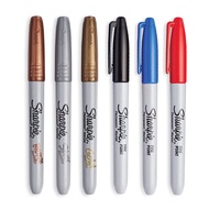 Chemical Pen SHARPIE Metallic Marker Marker Pen Gold Silver Black Red Blue Waterproof Cannot Be Eras