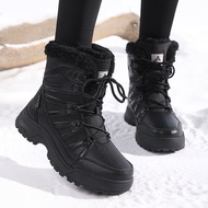 Outdoor Sports Winter Fleece-Lined Snow Boots Women's Shoes High-top Cotton Boots ski boots K8A3