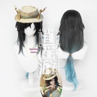§≈ Game Identity V White & Black Guard Government Officer Cosplay Wu Chang Hair With Wig Ca