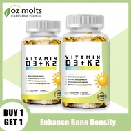Ozmolts Vitamin D3 Bone Health K2 D3 Vitamins Heart Health Supplements D3 K2 Supplement 120PCS