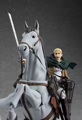 Original Figma 446 Attack On Titan Erwin Smith In Stock Anime Action Collection Figures Model Toys